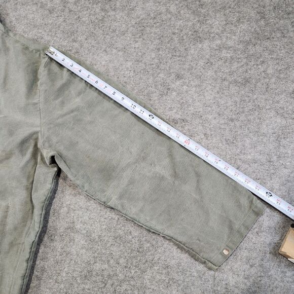 VTG 60s Sager Safety Safeguards Glove Corp Mens 50 Snap Up Cotton Work Shirt - Picture 5 of 16